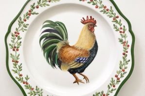 Рисунки на посуде