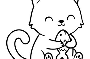 Раскраска басик кот