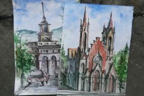 Красноярск рисунок