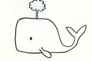 Кит детский рисунок