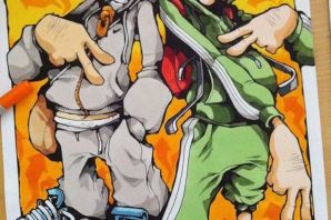 Рисунок хип хоп