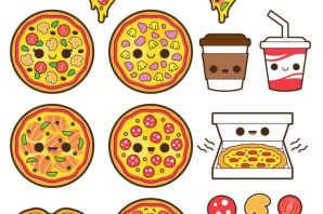 Рисунки еда легко