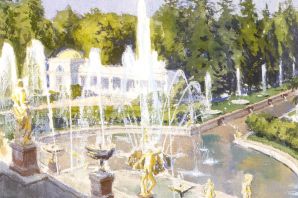 Петергоф рисунок