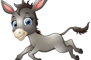 Рисунок осла