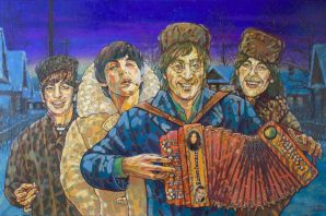 Гармонист рисунок