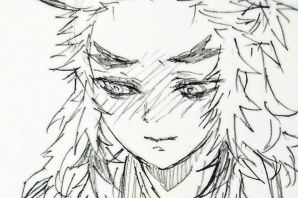 Ренгоку карандашом