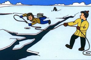 Рисунок тонкий лед