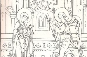 Икона раскраска