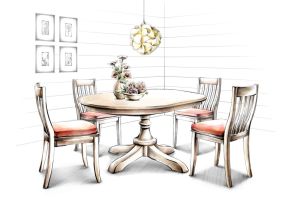 Эскиз стола