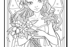 Раскраска эльф