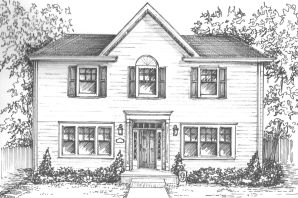 Дом мечты эскиз