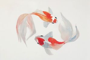 Рыба в воде рисунок