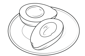 Эскиз тарелочки