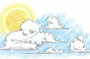 Красота неба рисунок