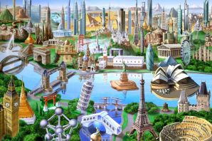 Страны мира рисунок