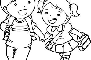 Раскраска дружба