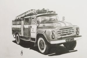 Раскраска машина зил