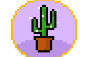 Кактус по клеточкам