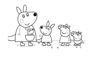Пеппа раскраска