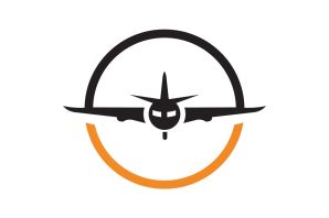 Самолет трафарет