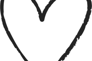 Сердечко контур
