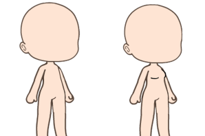 Тело гача для срисовки