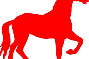 Шаблон лошадки