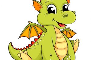 Мультяшный дракончик