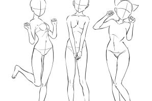 Милые тела для рисования