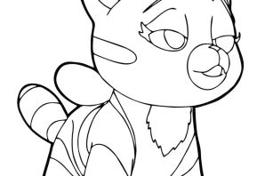 Бискас раскраска