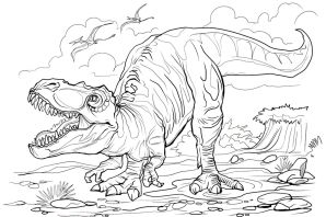 Раскраски диностер