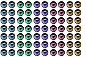 Шаблон глазки