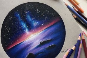 Рисунок на тему галактика