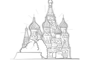 Тульский кремль раскраска