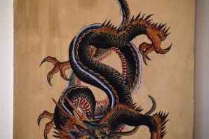 Восточный дракон рисунок