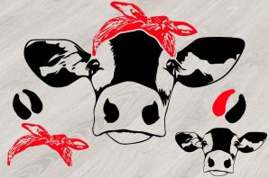 Корова иллюстрация