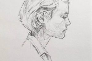 Зарисовки человека карандашом