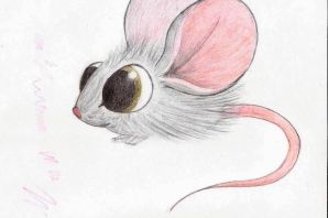 Рисунок мышки легкий