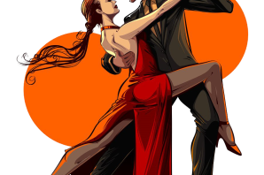 Танго рисунок