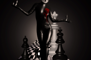 Шахматная королева рисунок