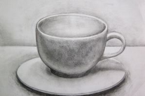 Нарисованная чашка
