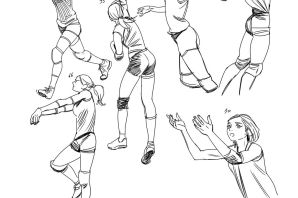 Волейбол рисунки для срисовки