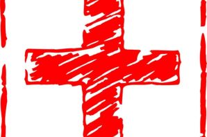 Рисунок красный крест