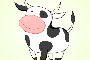 Рисунок коровы для детей