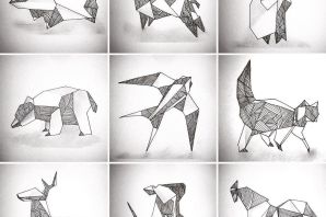 Раскраска оригами