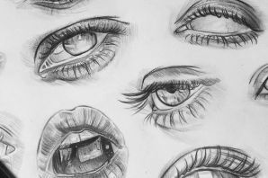 Глаза нарисованные
