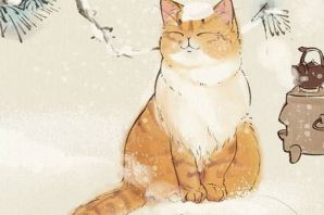 Рыжий котенок рисунок