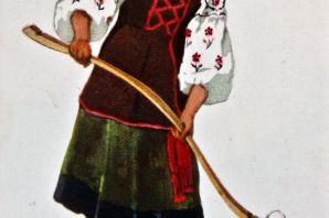 Украинский народный костюм рисунок