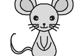 Простой рисунок мышки