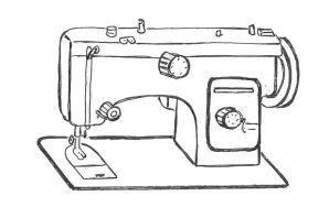 Швейная машинка для срисовки